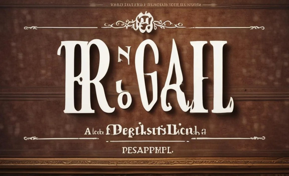 Features of Regal Font