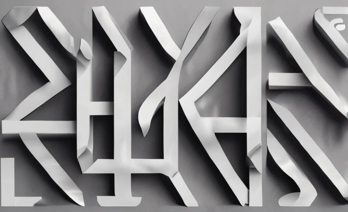 FF DIN Font Character Map:
