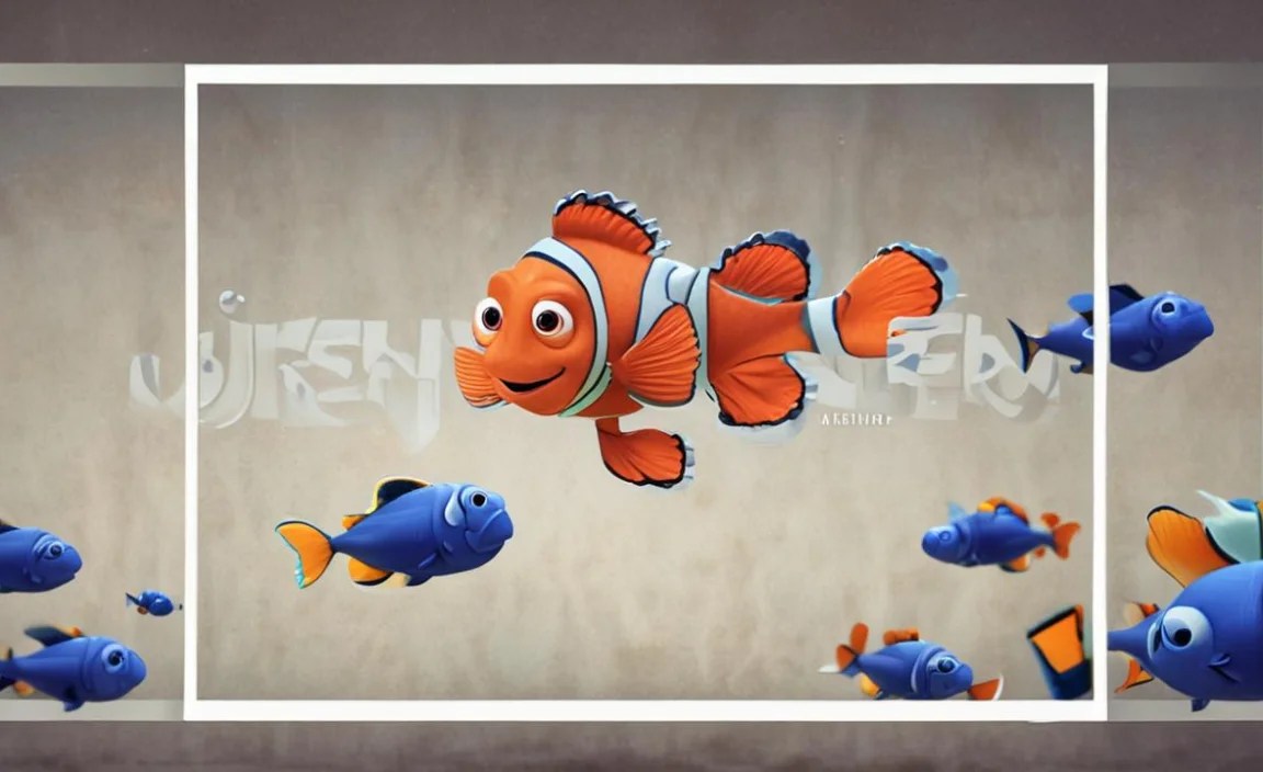 Finding Nemo Font Character Map: