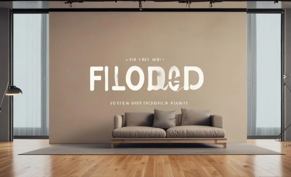 Flood Font Character Map: