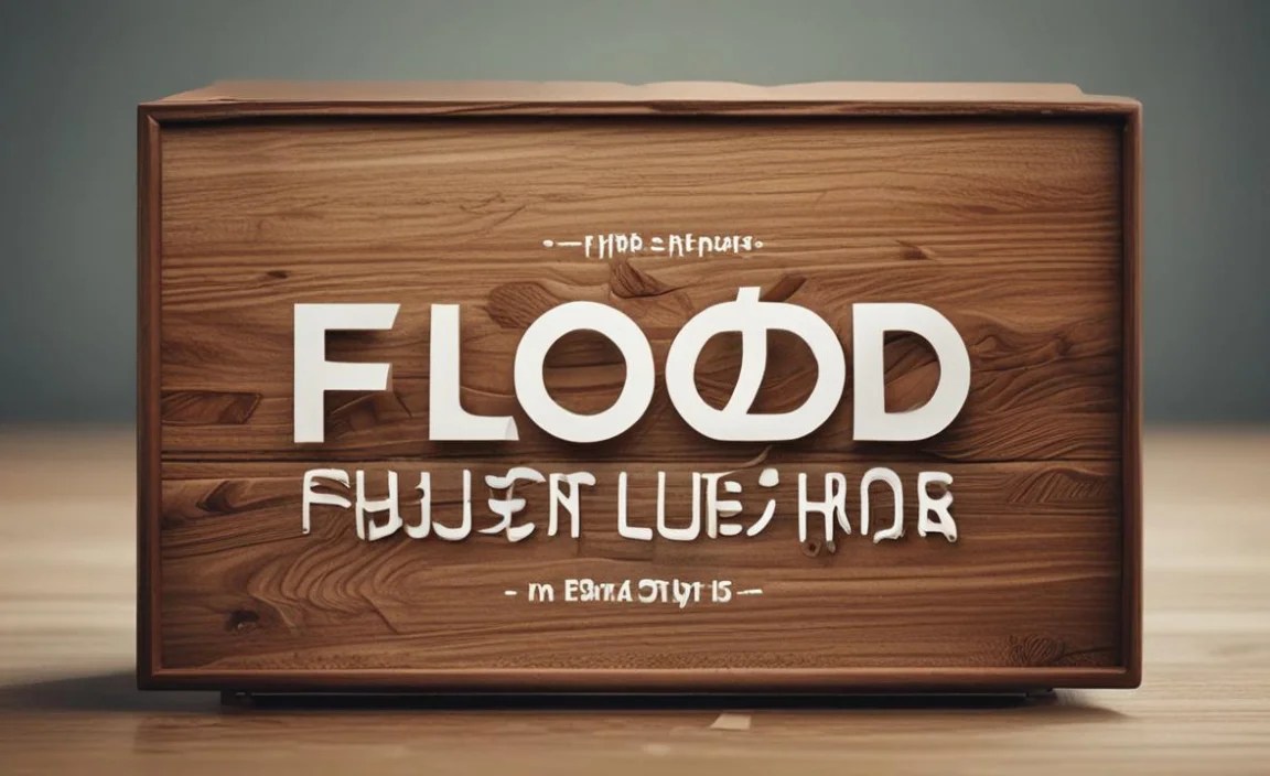 Flood Font Info Table: