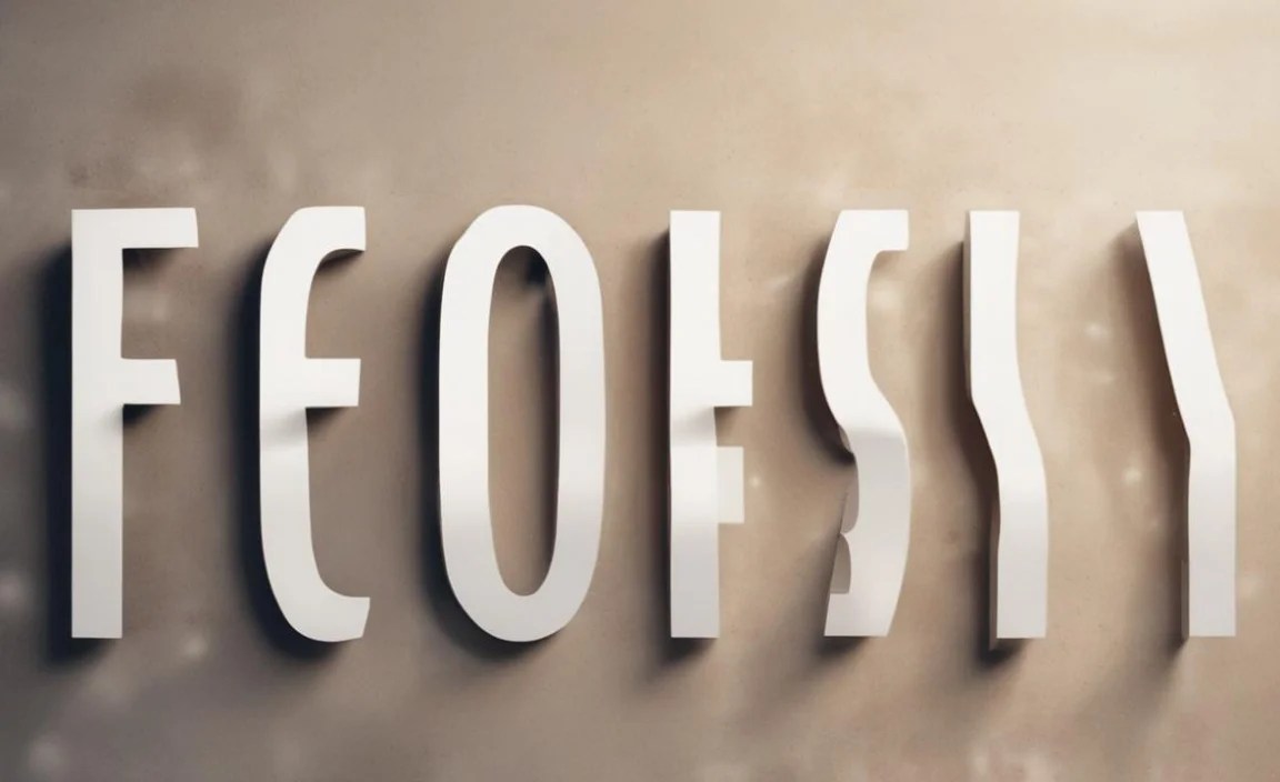 Freshman Font Character Map:
