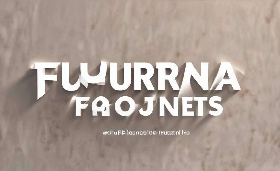Futura Character Map: