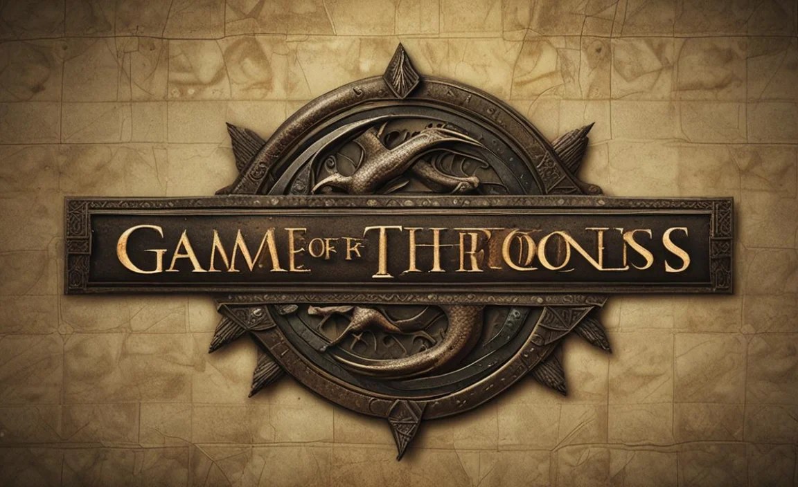 Game Of Thrones Font Info Table: