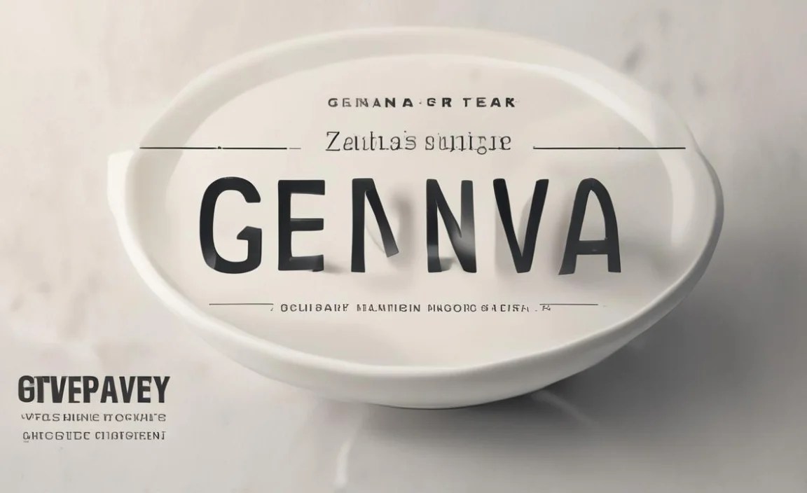 Geneva Font Character Map: