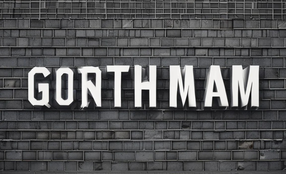 Gotham Narrow Font Character Map: