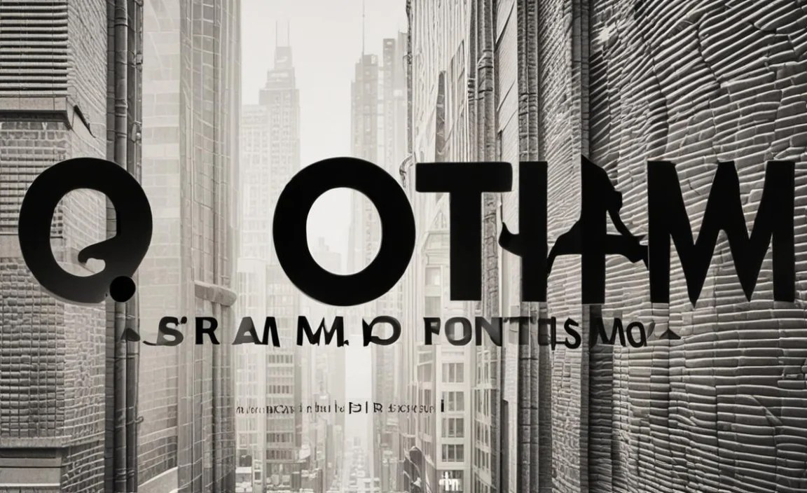 Gotham Narrow Font Info Table: