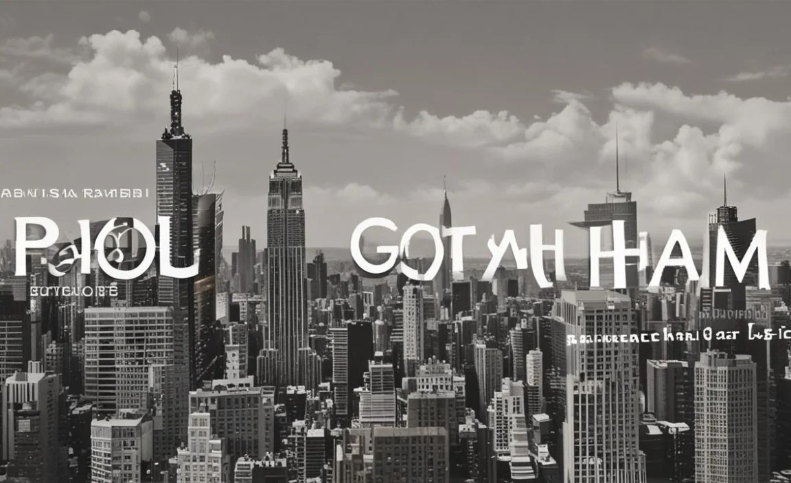 Gotham Ultra Font Character Map: