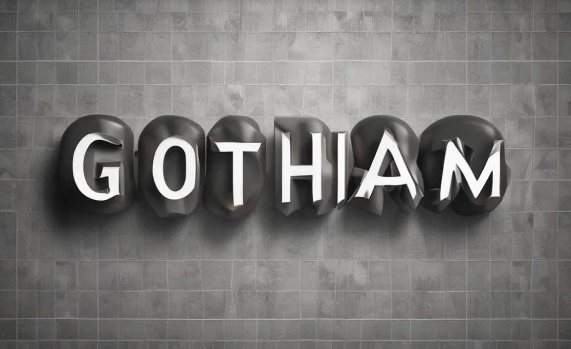 Gotham Ultra Font Info Table: