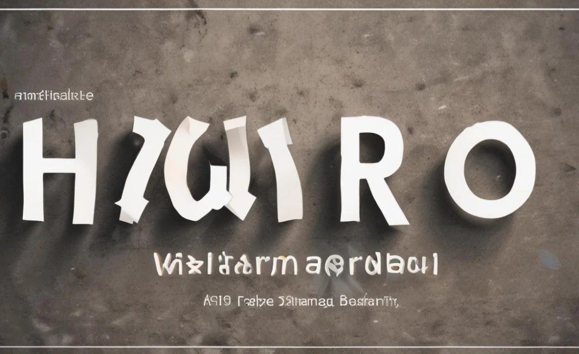 Haboro Font Character Map: