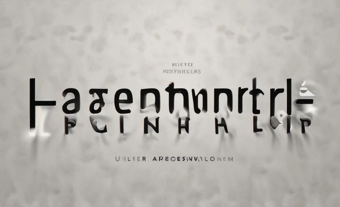 Haettenschweiler Font Character Map: