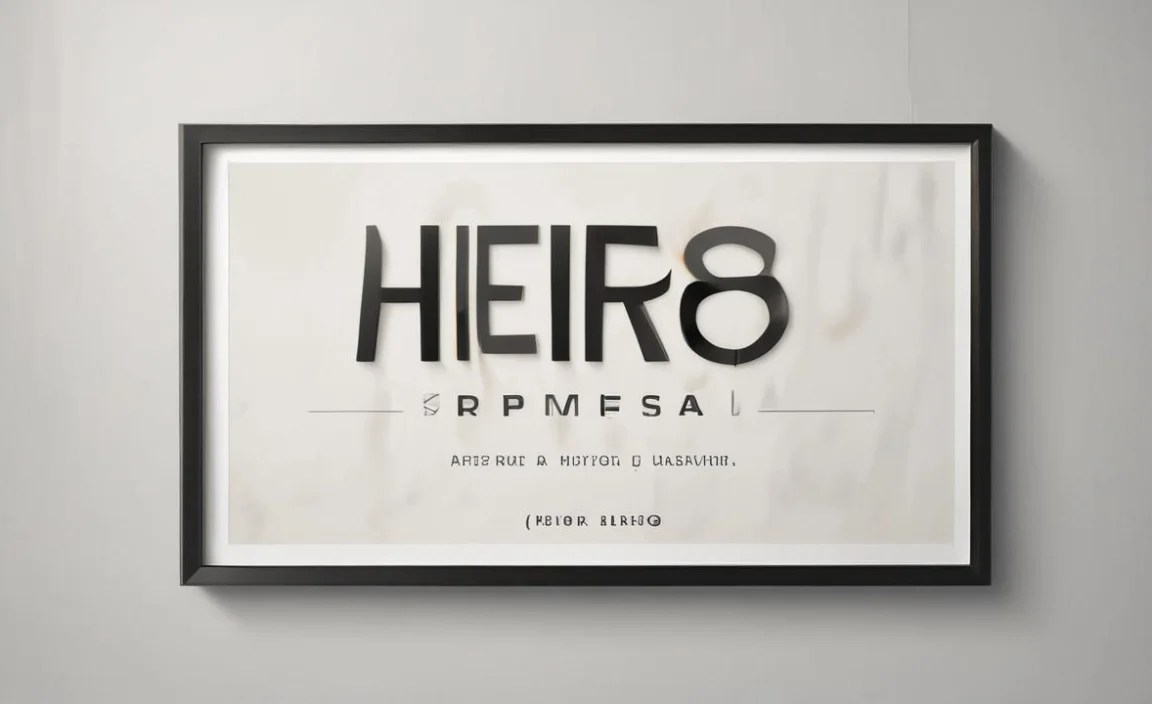 Hero Font Info Table: