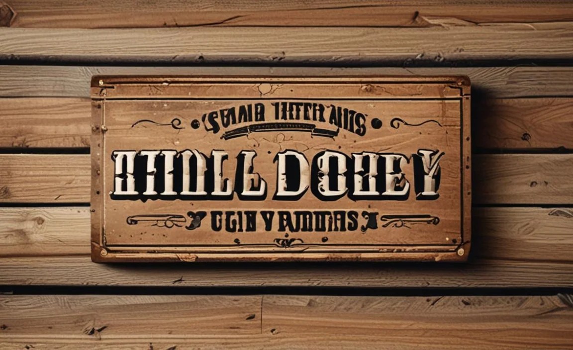 Hillbilly Font Character Map: