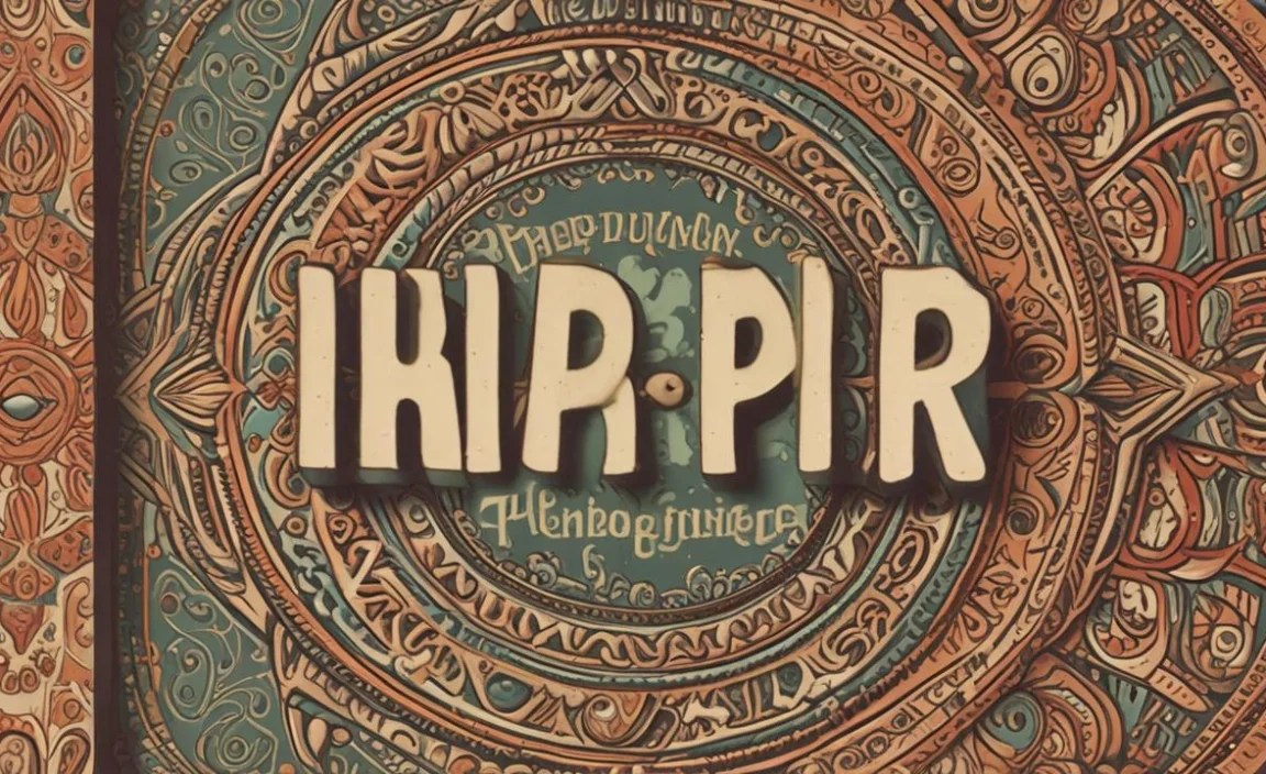 Hippie Font Character Map: