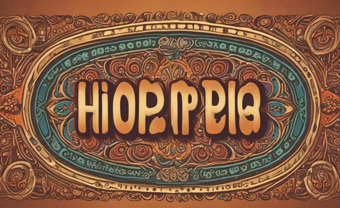 Hippie Font Info Table: