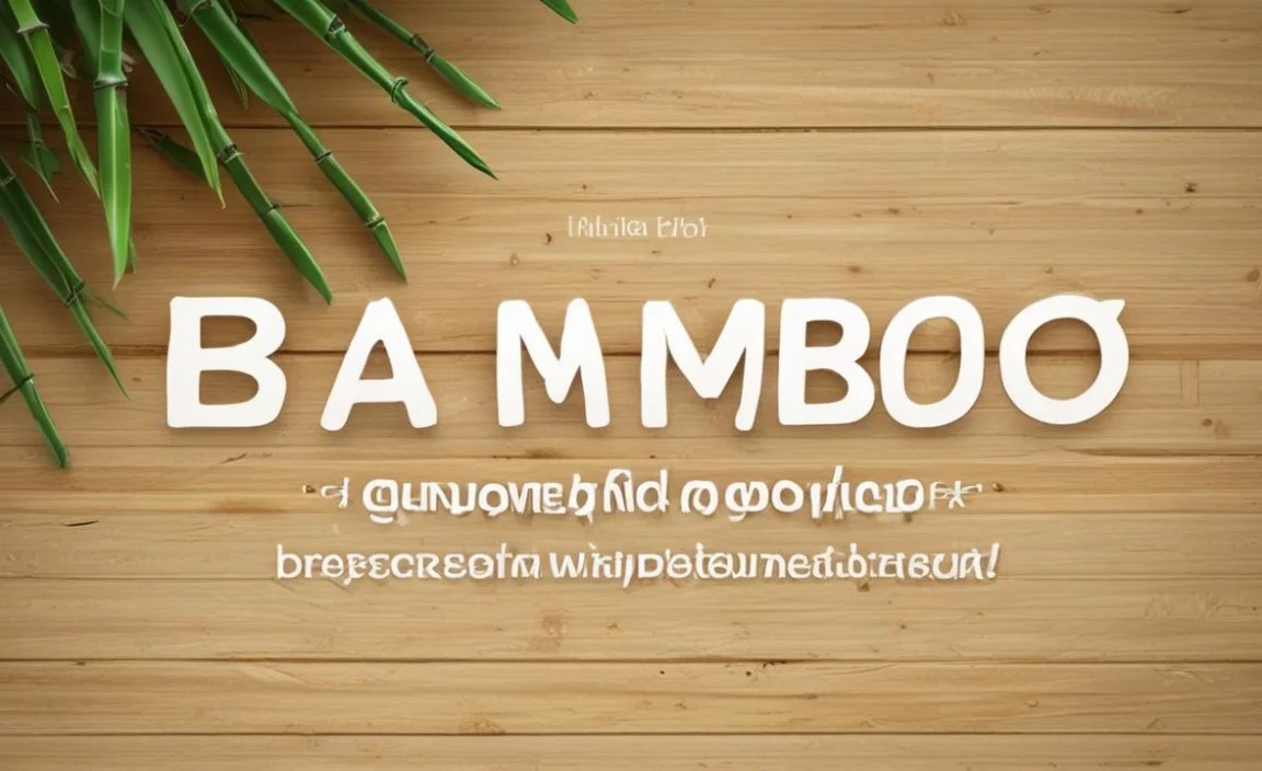 How Bamboo Font Fits into Different Design Areas