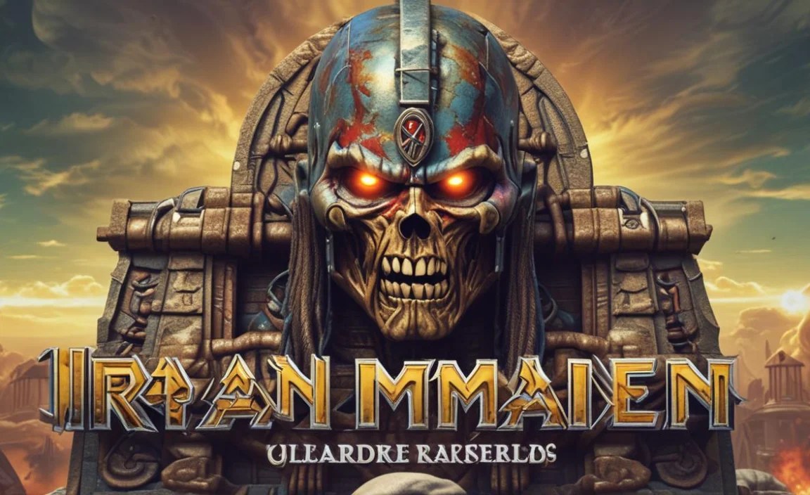 Iron Maiden Font Character Map: