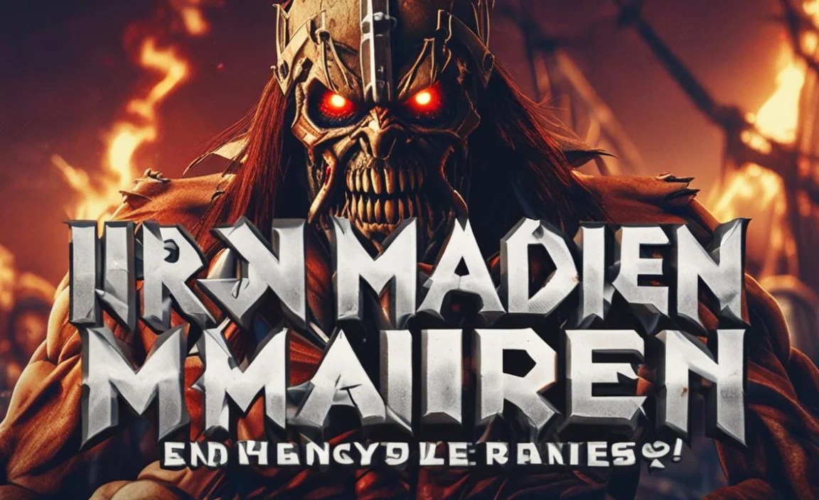 Iron Maiden Font Info Table: