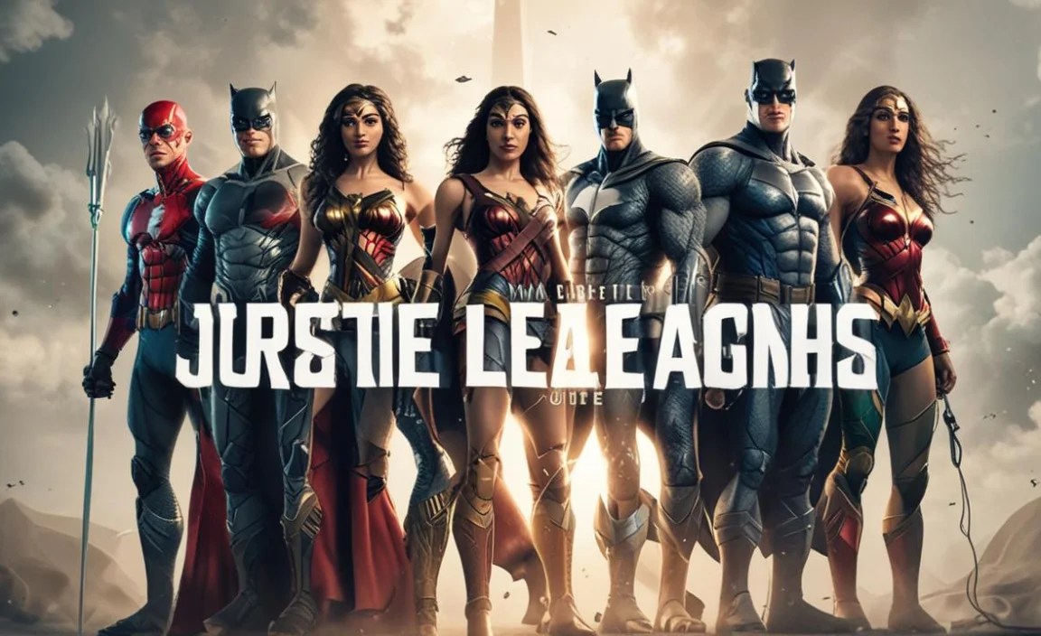 Justice League Font Info Table: