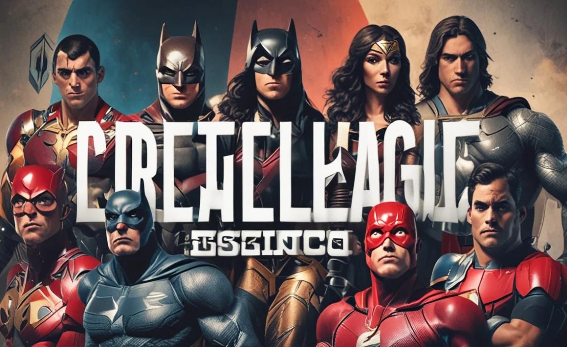 Justice League Font Live Preview Customizer: