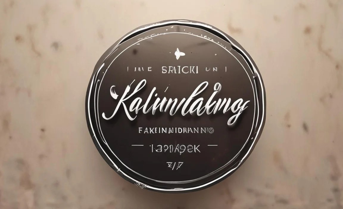 Kalimalang Font Info Table: