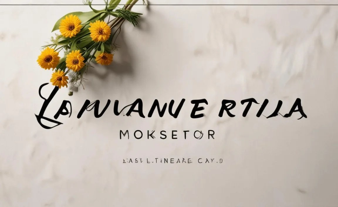 Lavanderia Font Character Map:
