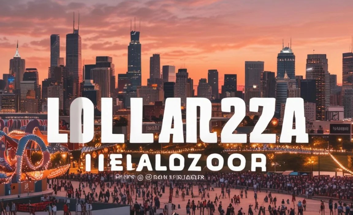 Lollapalooza Font Character Map: