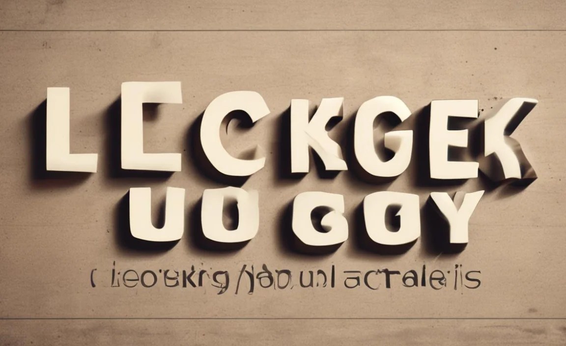 Luckiest Guy Font Character Map: