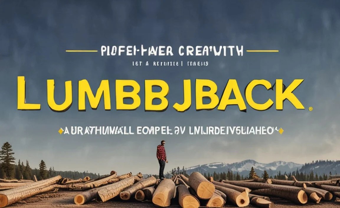 Lumberjack Font Character Map: