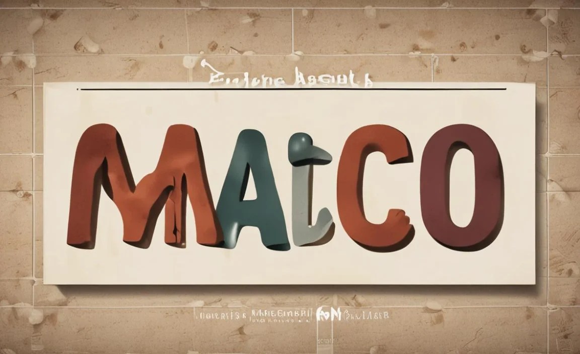 Maccos Font Info Table: