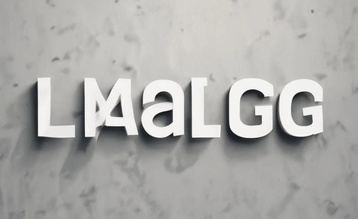 Mading Aesthetic Font Character Map: