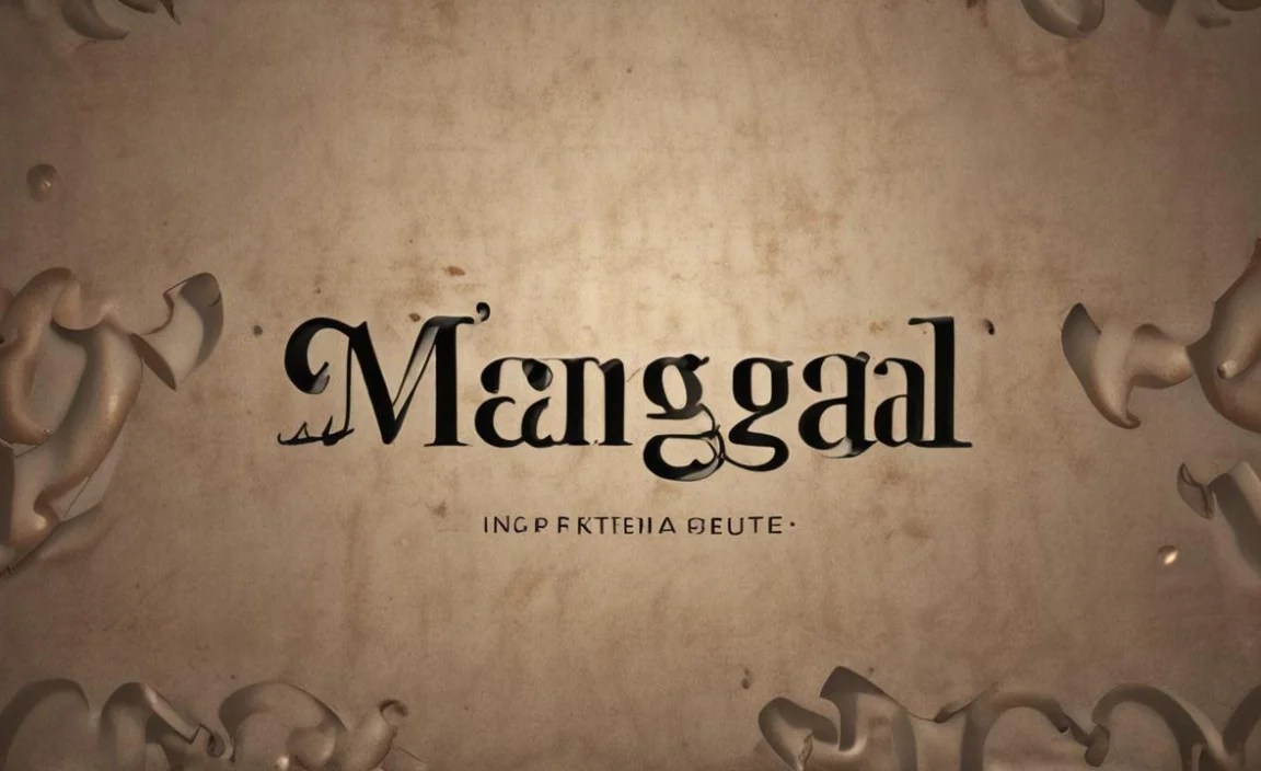 Mangal Font Info Table: