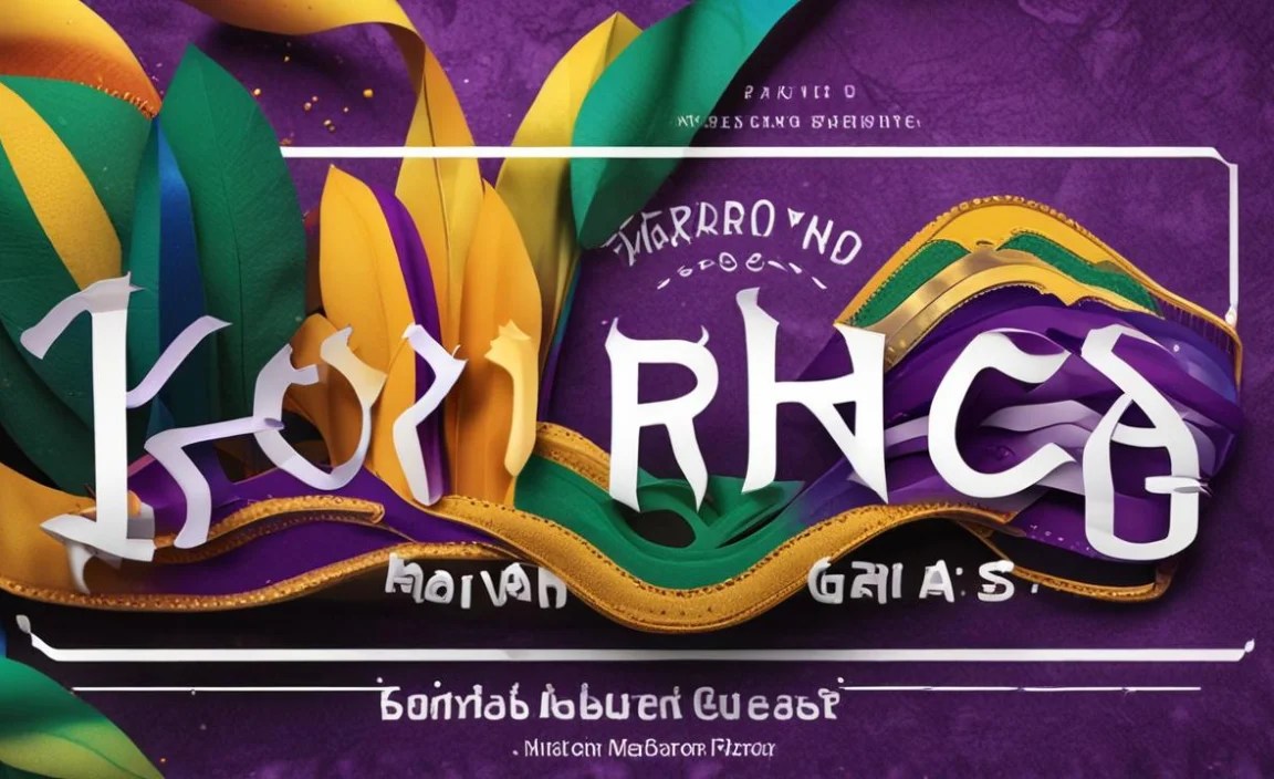 Mardi Gras Font Info Table: