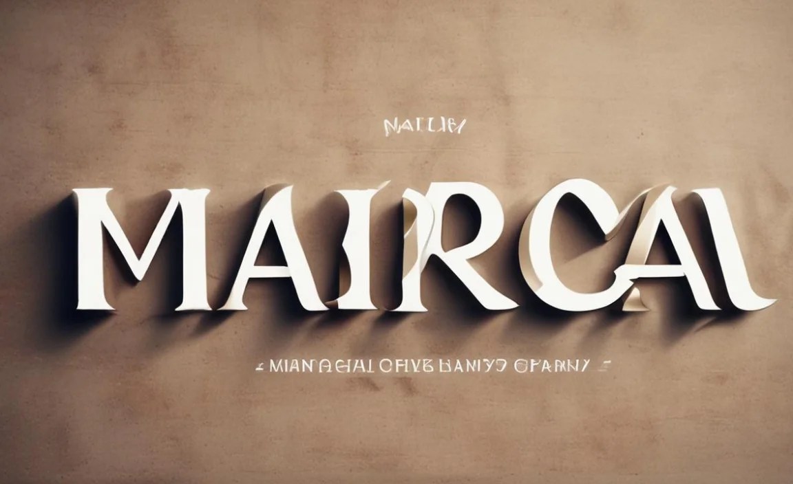 Marola Font Found In Use