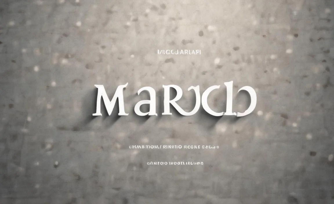 Marola Font: Using Occasions