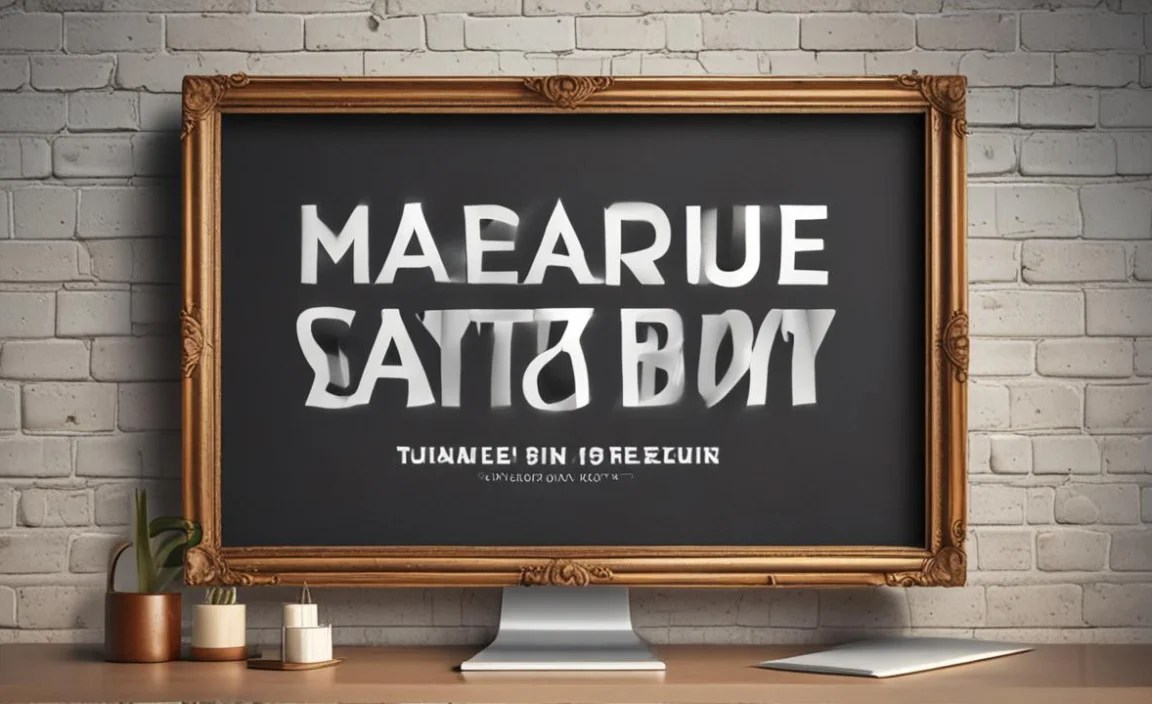 Marquee Font Info Table: