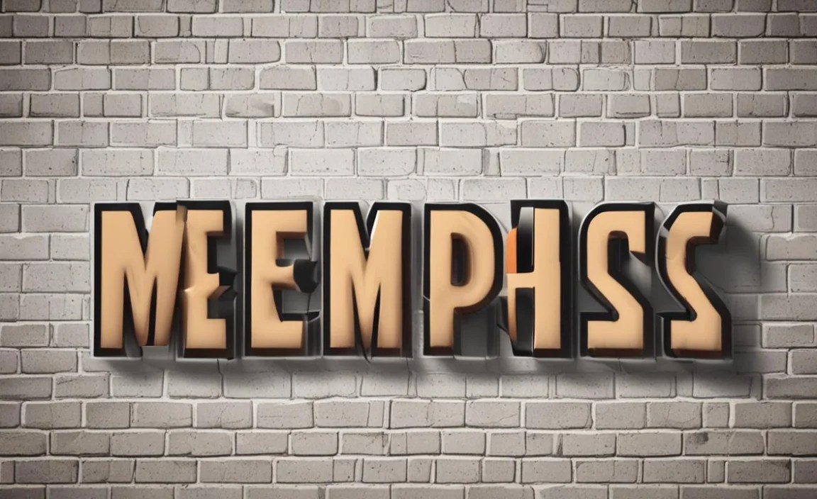 Memphis Font Found In Use