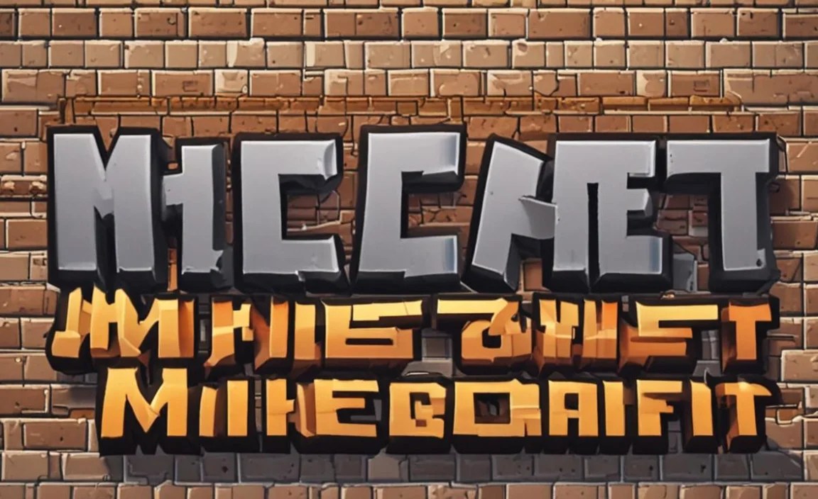 Minecraft Font Character Map: