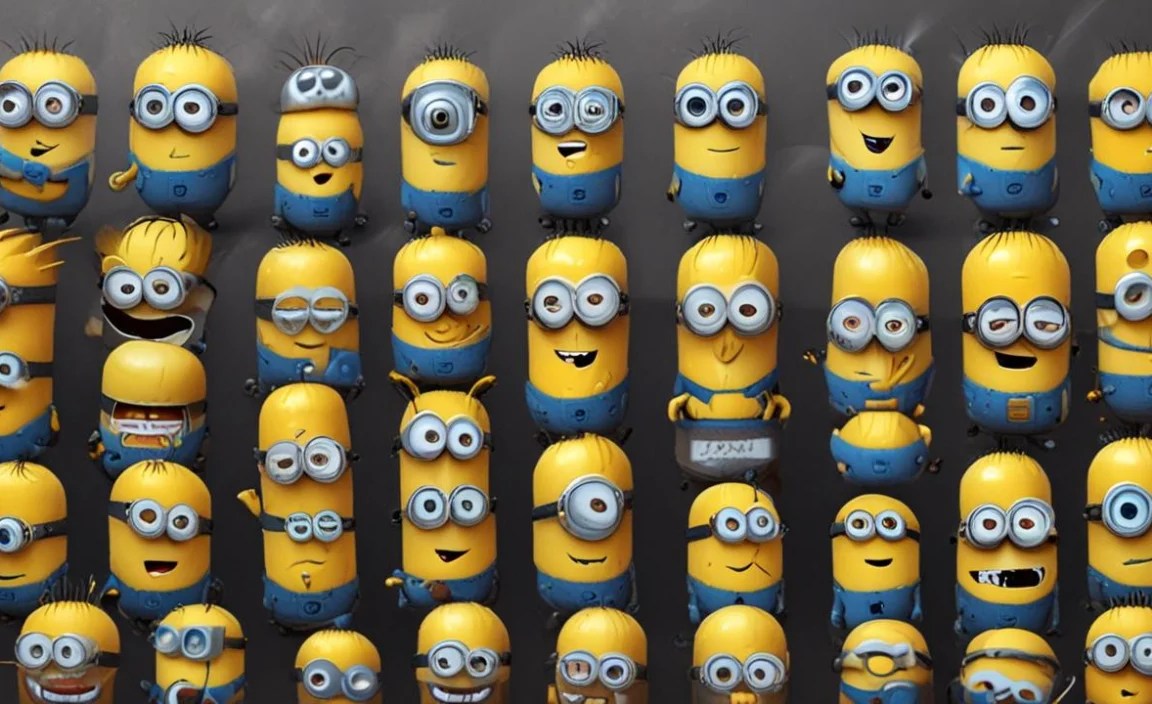 Minion Font Character Map: