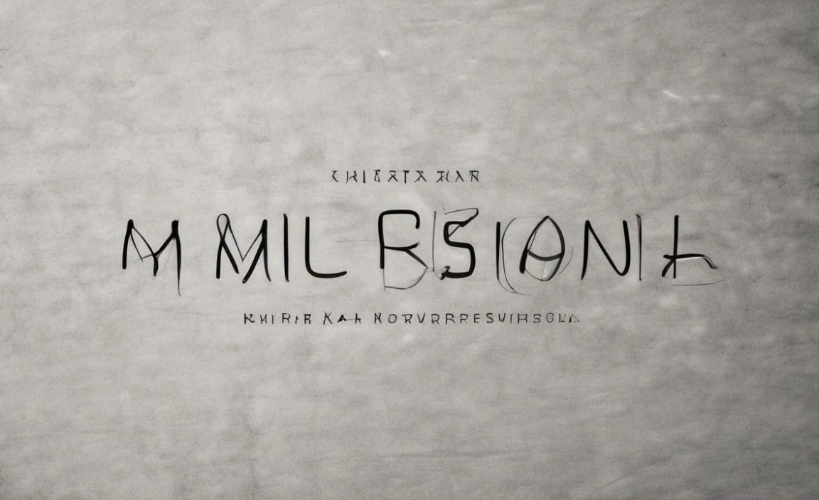 Mission Font Info Table: