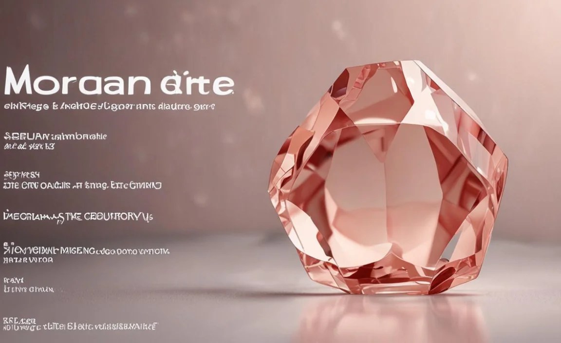 Morganite Font Character Map: