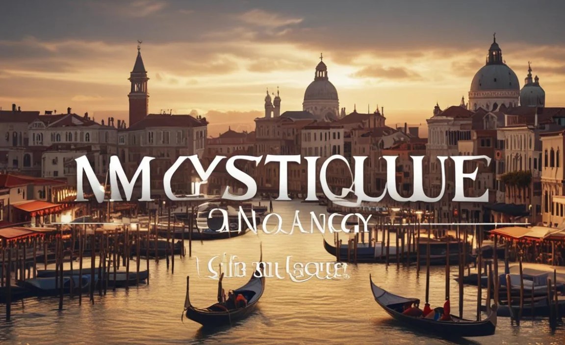 Mystique Venice Font Character Map: