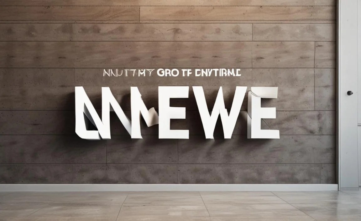 Nevis Font Character Map: