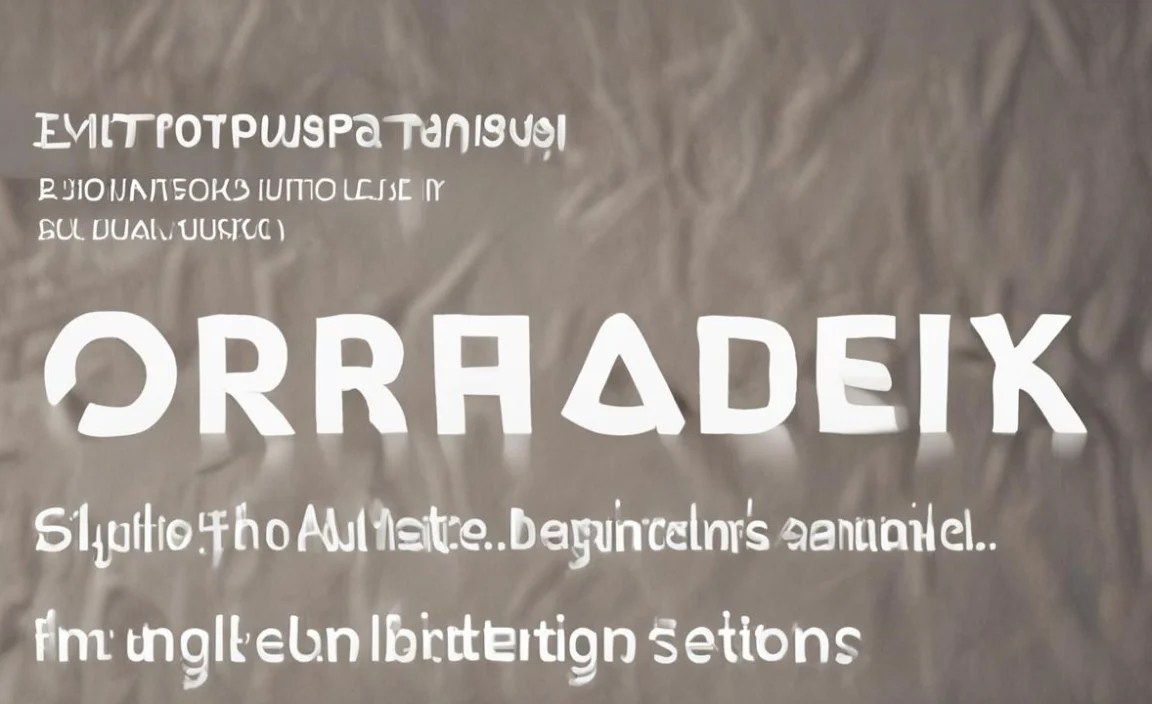 Orator Std Font Info Table:
