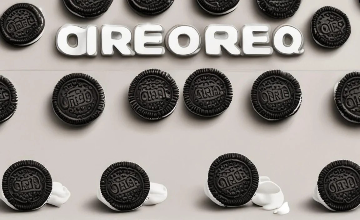 Oreo Font Character Map: