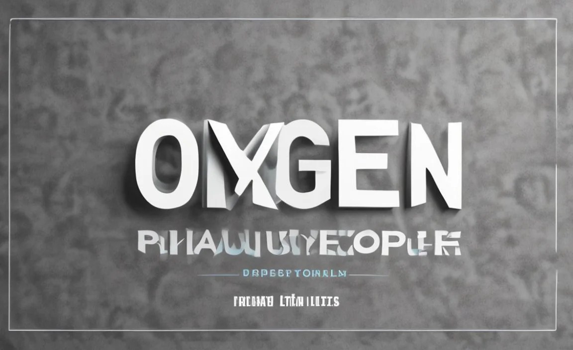 Oxygen Font Character Map: