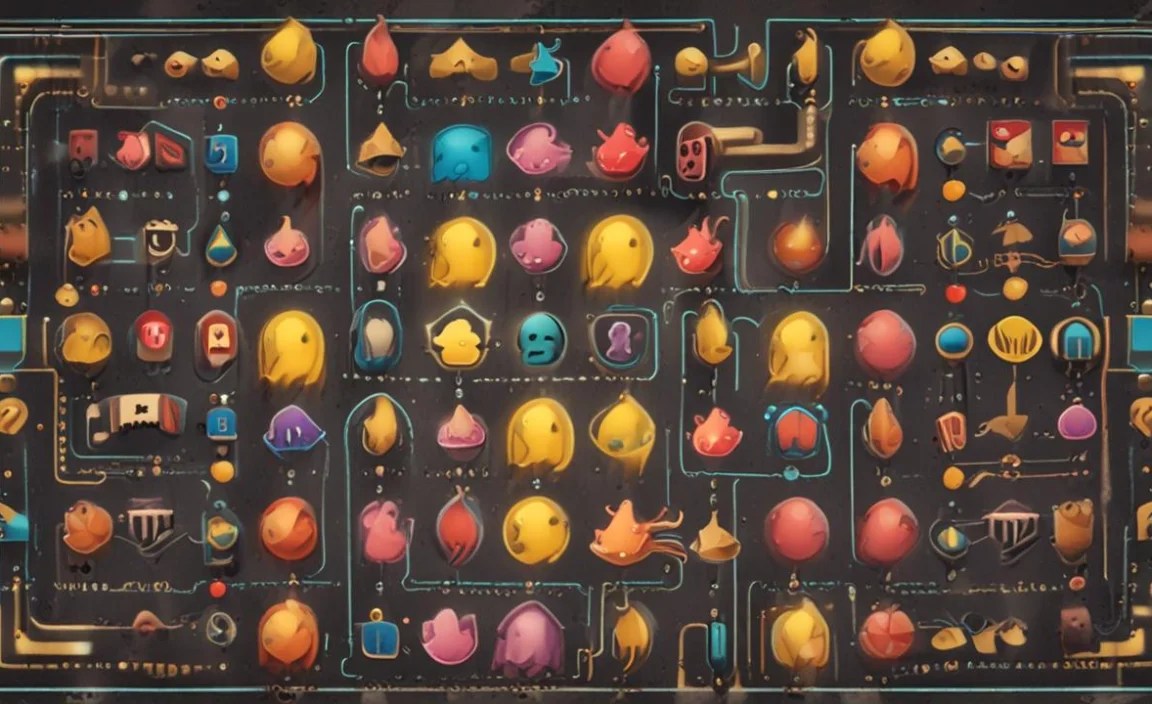 Pac-Man Font Info Table: