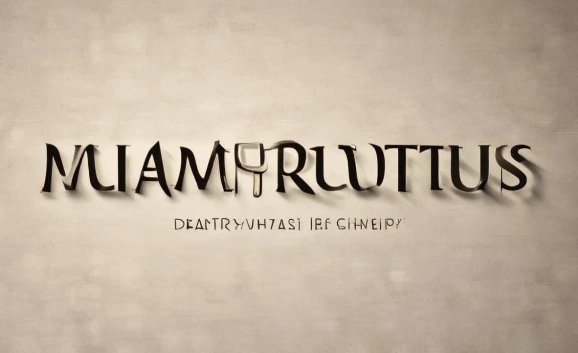 Papyrus Font Found In Use
