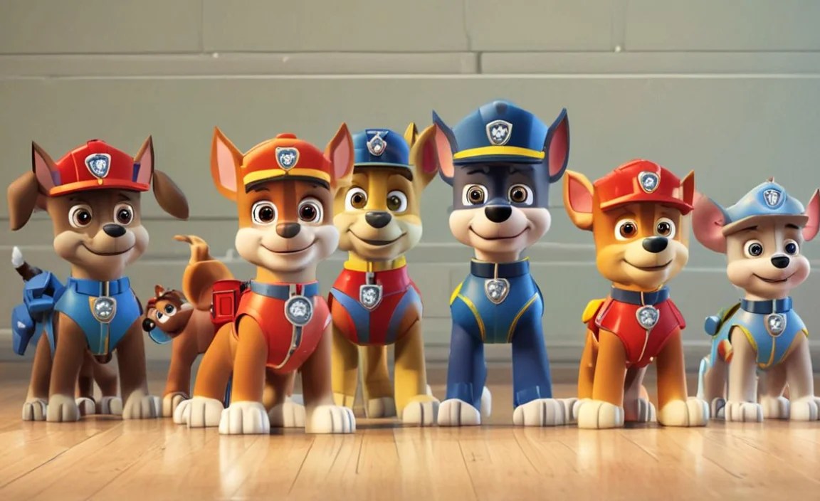 Paw Patrol Font Character Map: