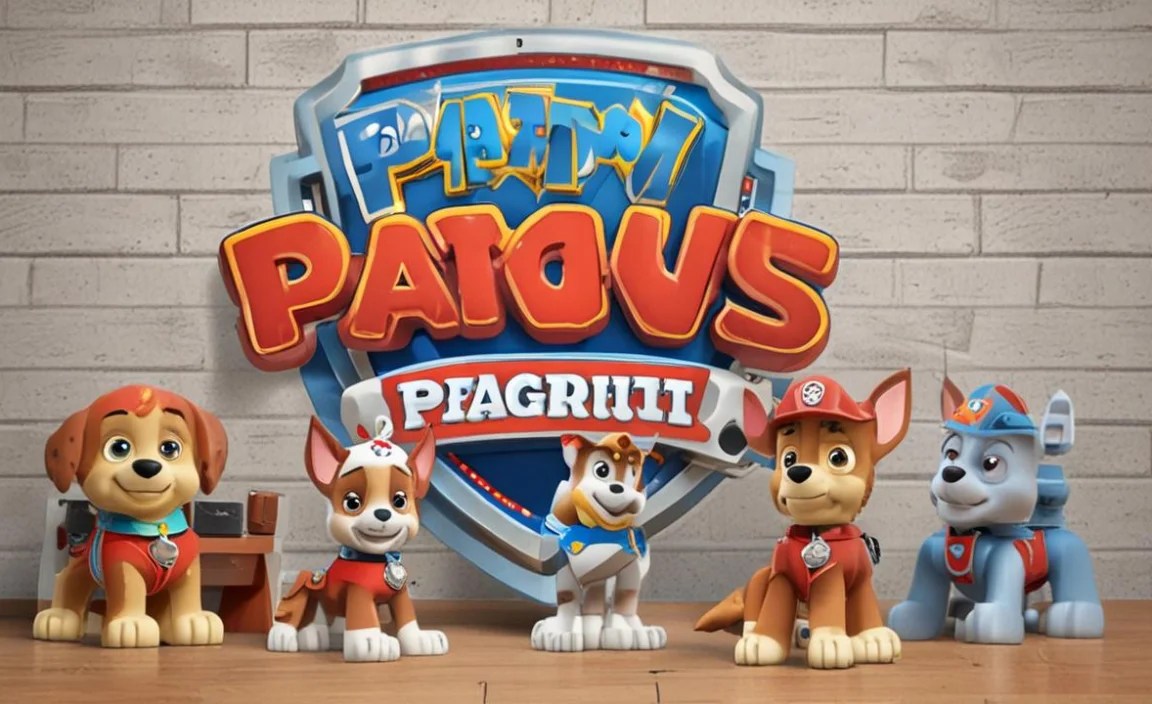 Paw Patrol Font Info Table: